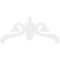 Ekena Millwork Pitch Florence Architectural Grade PVC Gable Pediment, 48"W x 24"H x 1"P (12/12) GPP048X024X100FLO - alternate 4